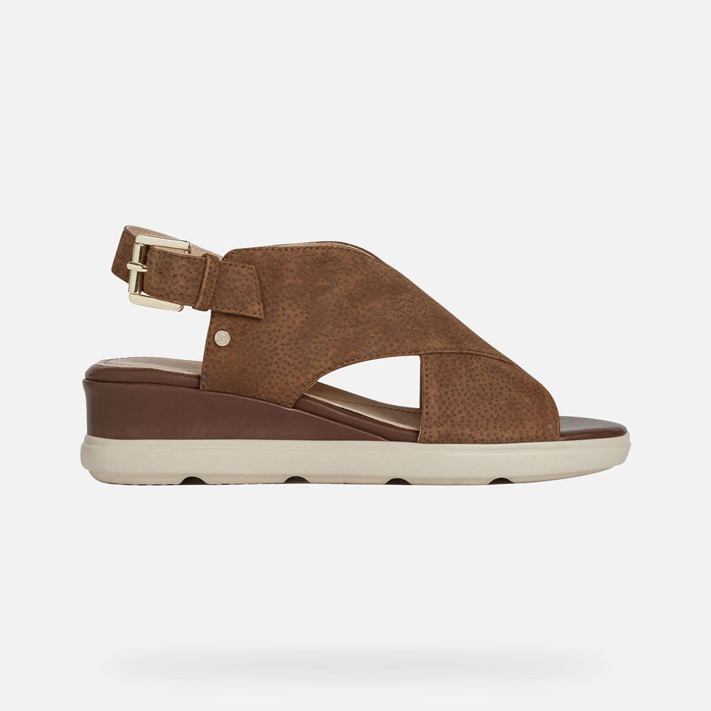 Sandalias Geox Senhora Marrom - Pisa - TOLBS0247